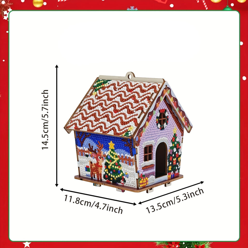 Christmas House | Tree Pendant | Diamond Painting