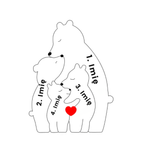 Family Single-Parent Cozy Bear - Symbol of Love