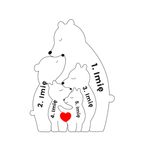 Family Single-Parent Cozy Bear - Symbol of Love