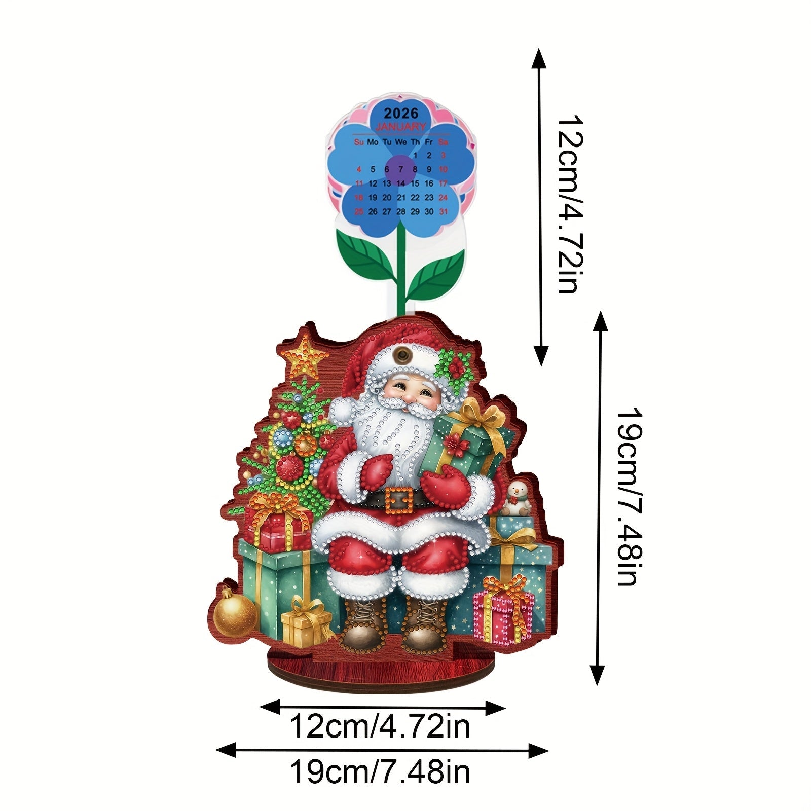 Sitting Santa Claus | Calendar | Diamond Painting