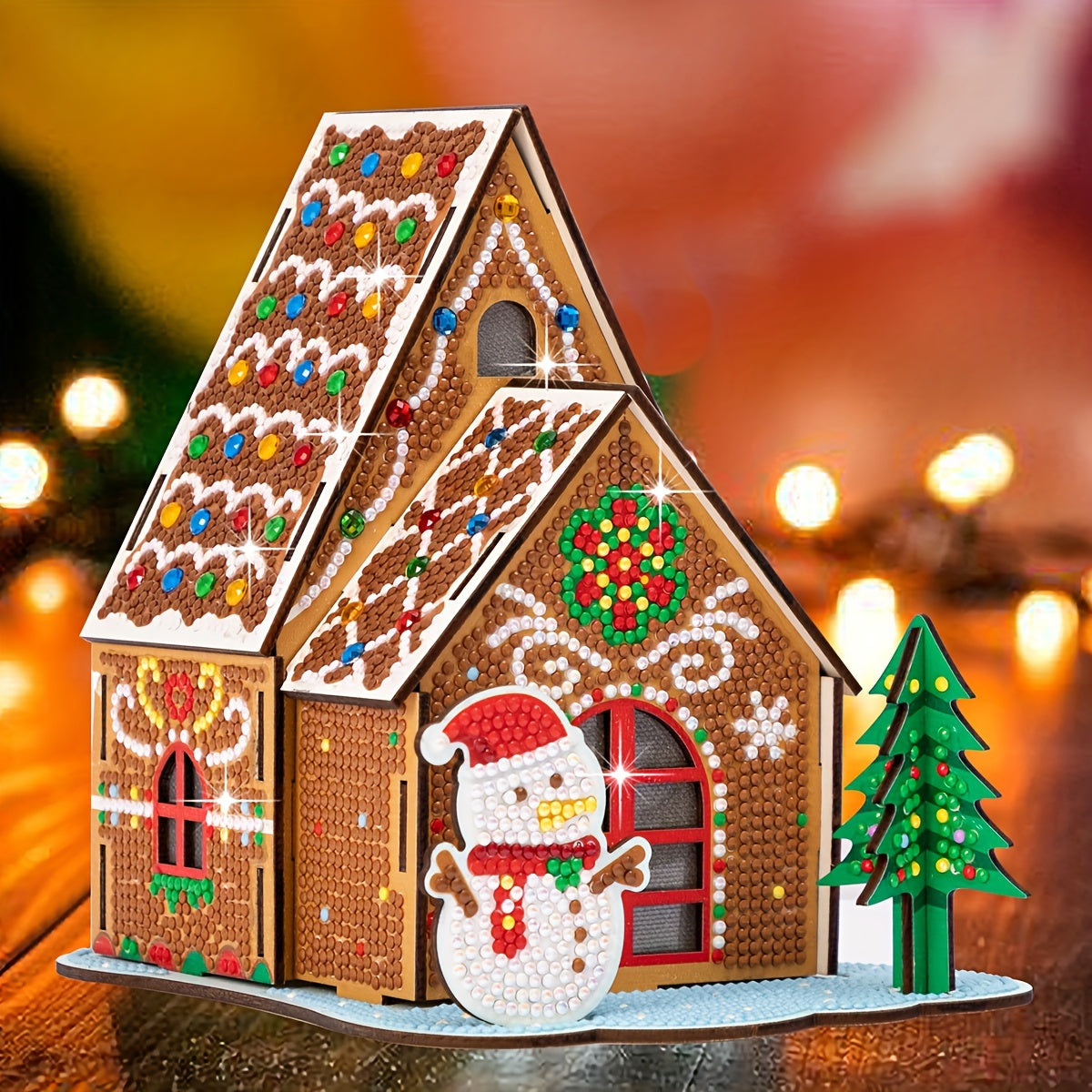 Christmas House | Construction Kit | Diamond Painting
