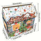 House with drawers | Building kit | Diamond painting