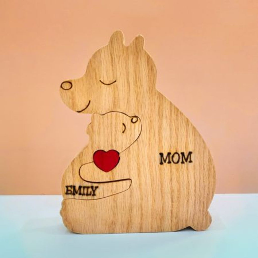 Family Single-Parent Cozy Bear - Symbol of Love