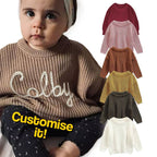 Personalized Name Cozy Toddler Sweater