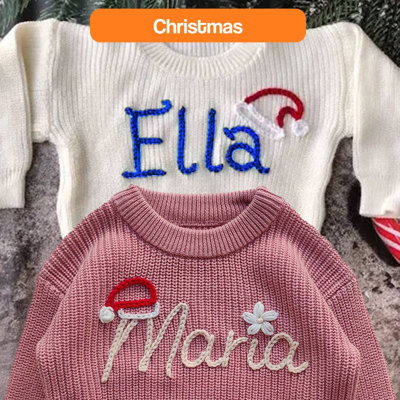 Personalized Name Cozy Toddler Sweater