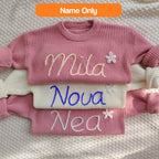 Personalized Name Cozy Toddler Sweater