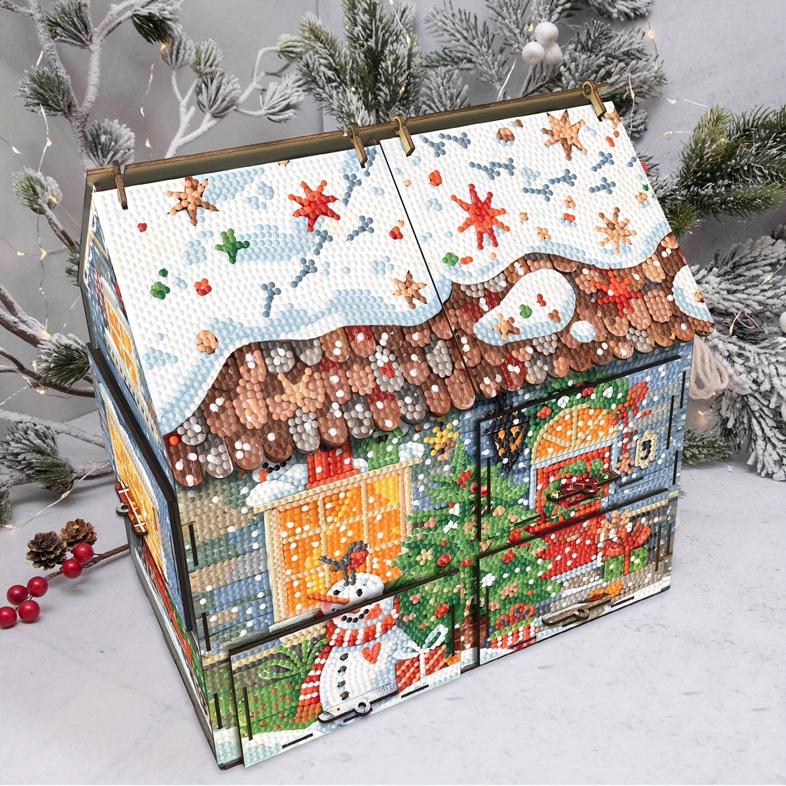 House with drawers | Building kit | Diamond painting