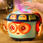 Infant Music Projection Hand-Pat Drum Educational Toy