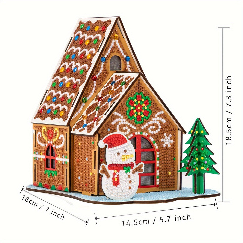 Christmas House | Construction Kit | Diamond Painting
