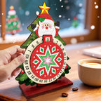 Santa Claus in Christmas Tree | Calendar | Diamond Painting