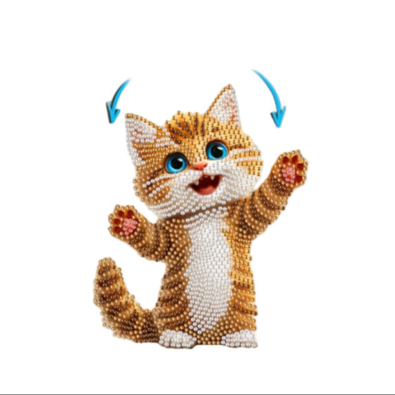 Moving kitten | Diamond painting