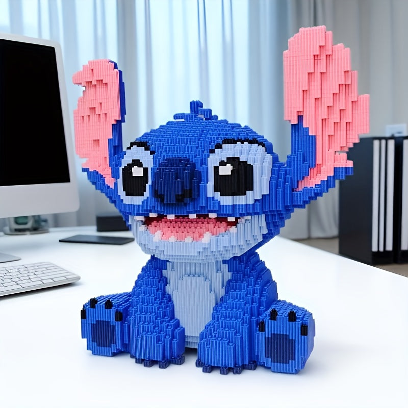 Sitting blue creature | Building blocks