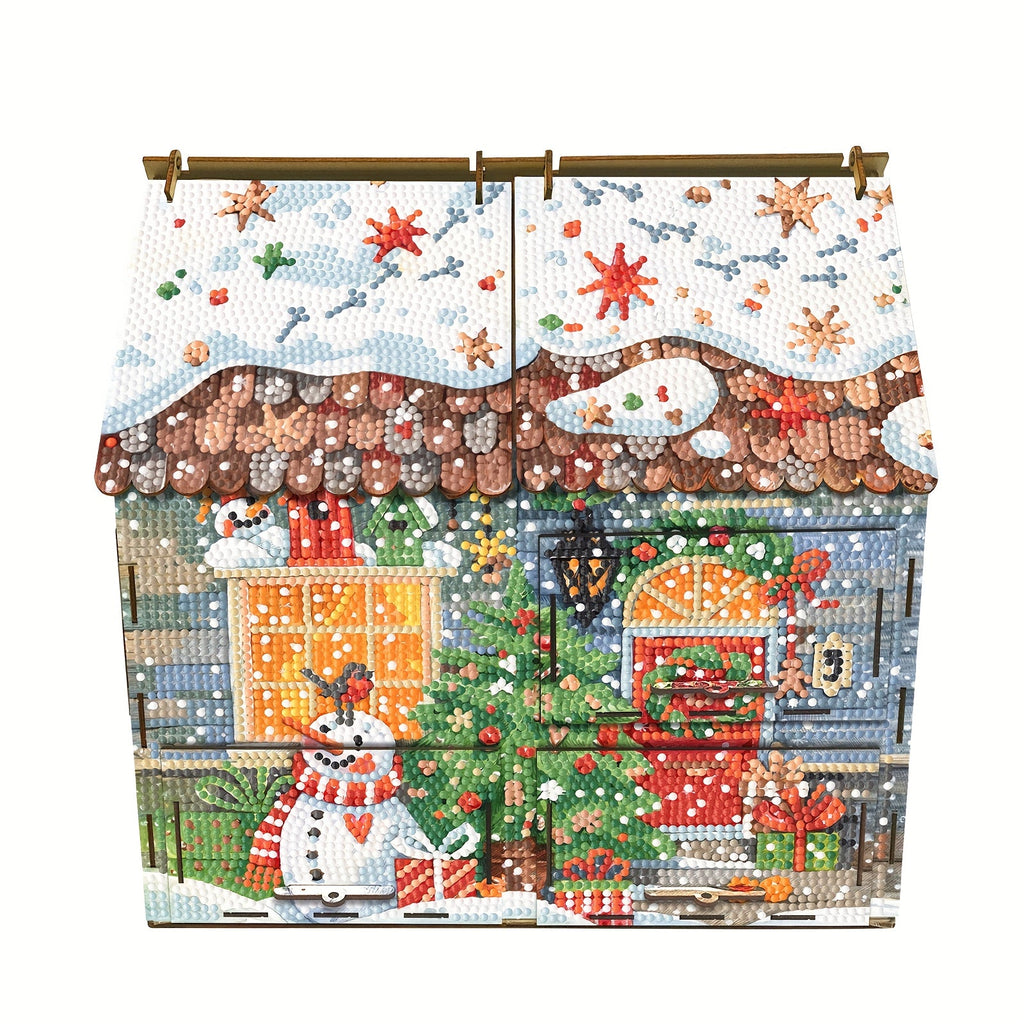 House with drawers | Building kit | Diamond painting