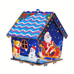 Christmas House | Tree Pendant | Diamond Painting