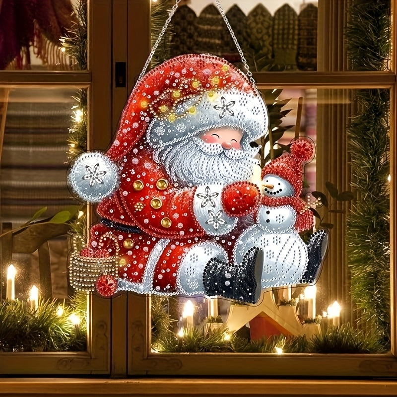 Christmas Santa Diamond Painting Decoration Hanger