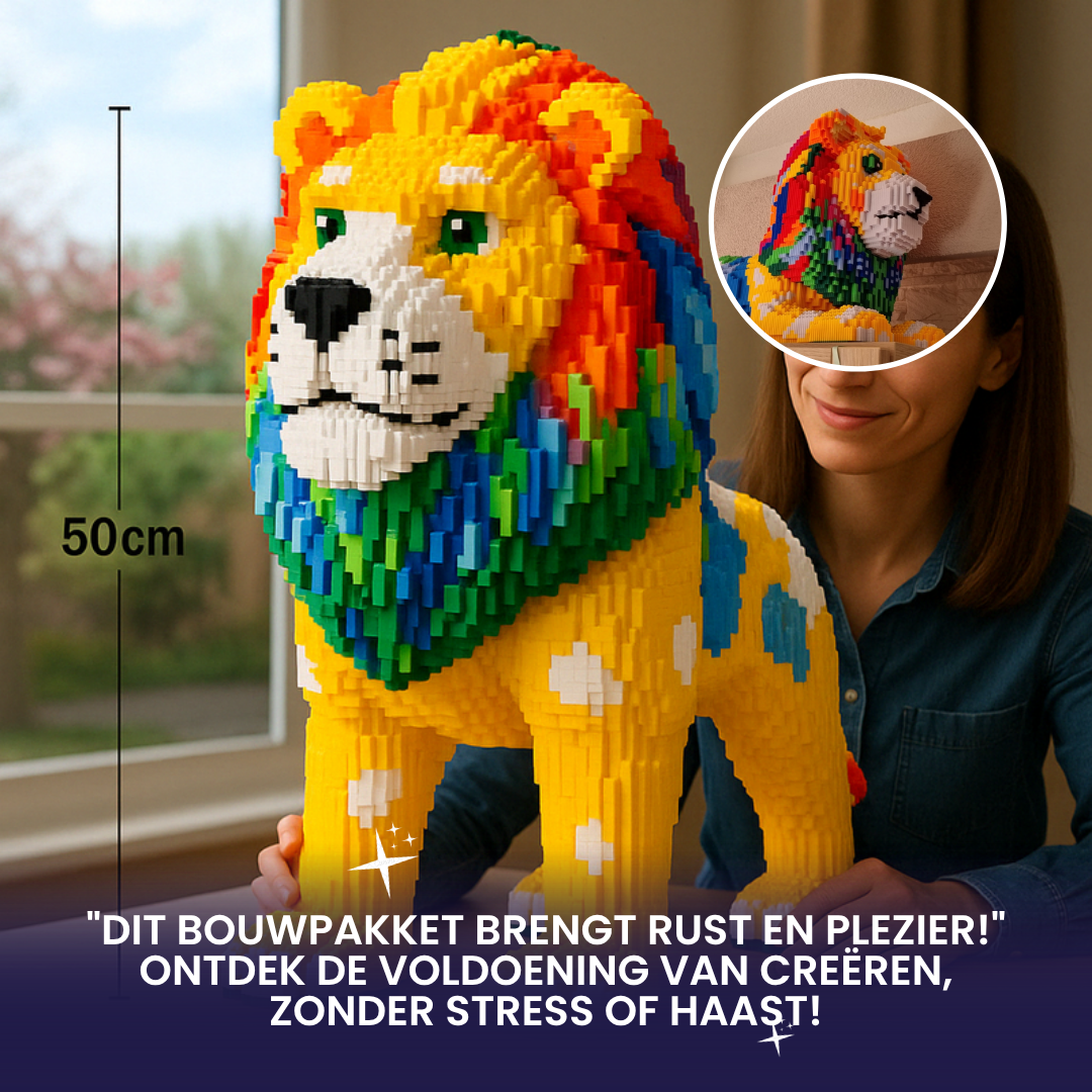 Stylish Lion | Building Blocks