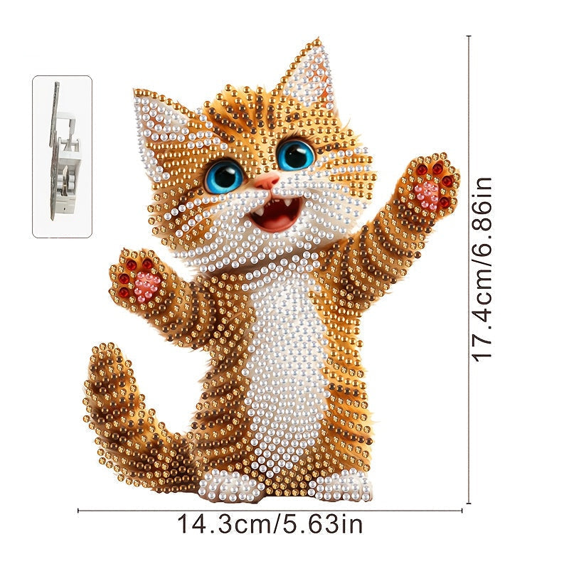 Moving kitten | Diamond painting