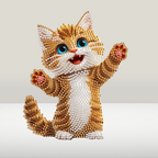 Moving kitten | Diamond painting