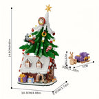 Christmas Tree on Christmas House | Building Blocks