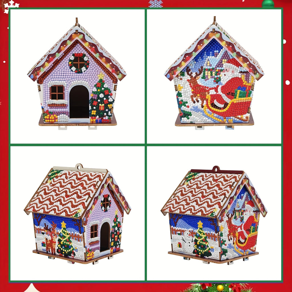 Christmas House | Tree Pendant | Diamond Painting