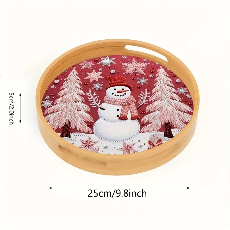 Snowman | Tray | Diamond Painting