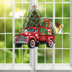 Decorative Hanger | Christmas Truck | Diamond Painting