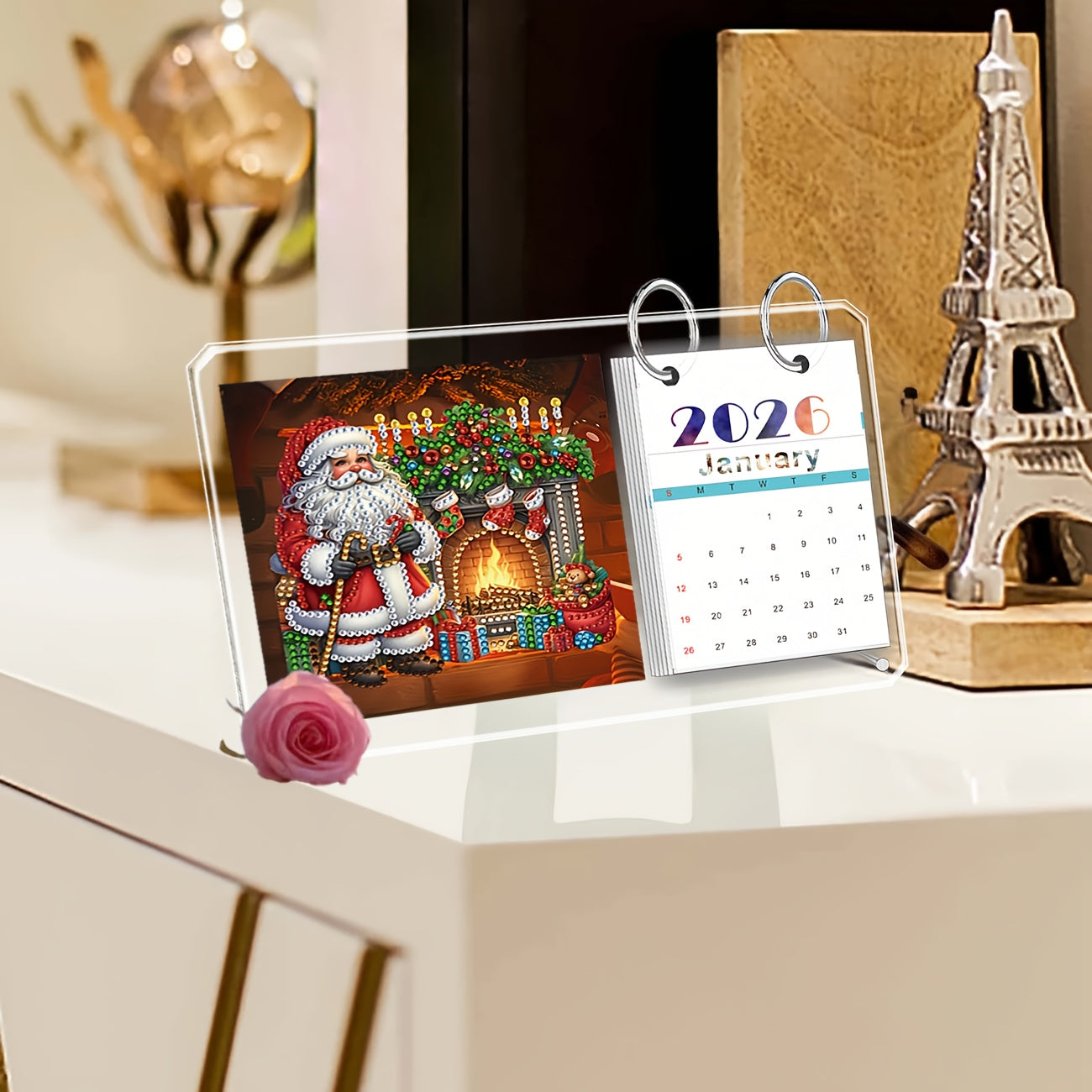 Santa Claus | Standing Calendar | Diamond Painting