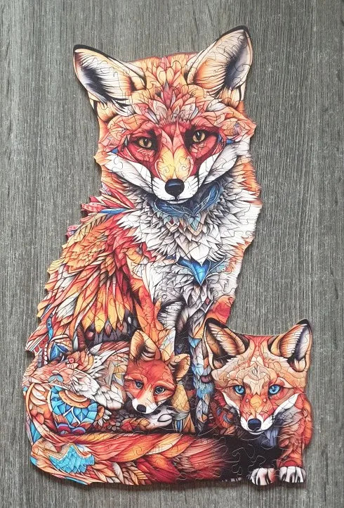 Your Little Foxes | Wooden Puzzle