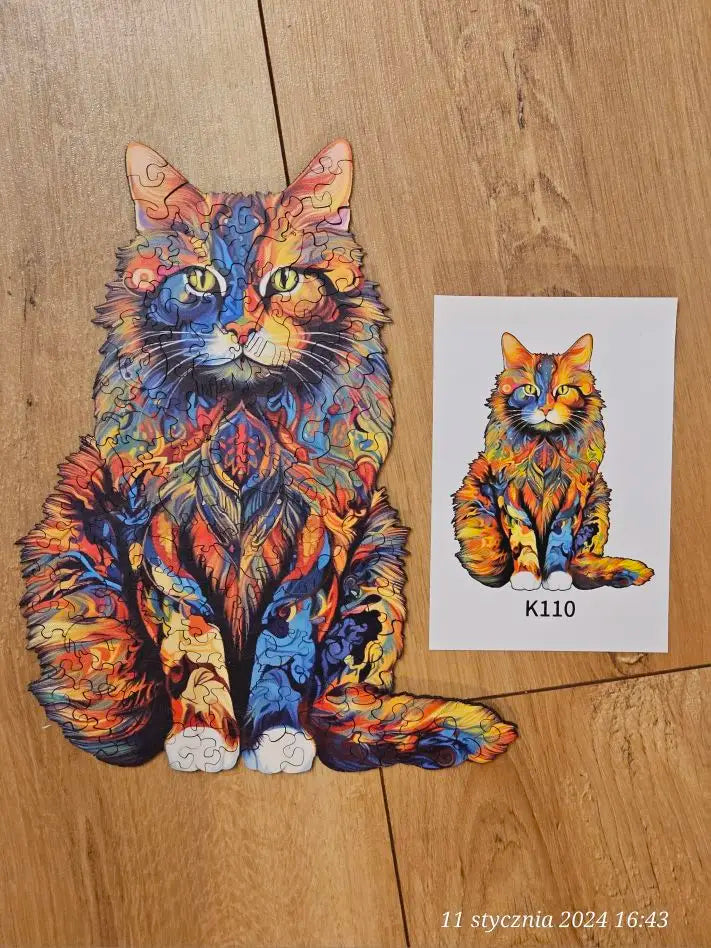 Tough Cat | Wooden Puzzle