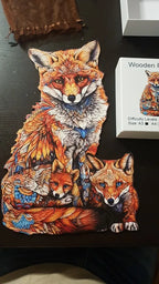 Your Little Foxes | Wooden Puzzle