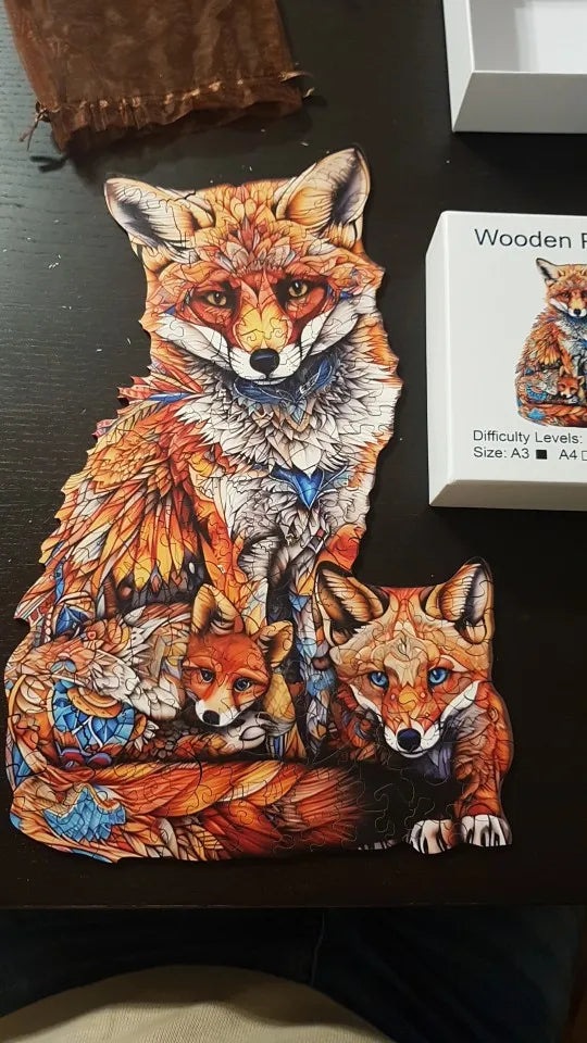 Your Little Foxes | Wooden Puzzle