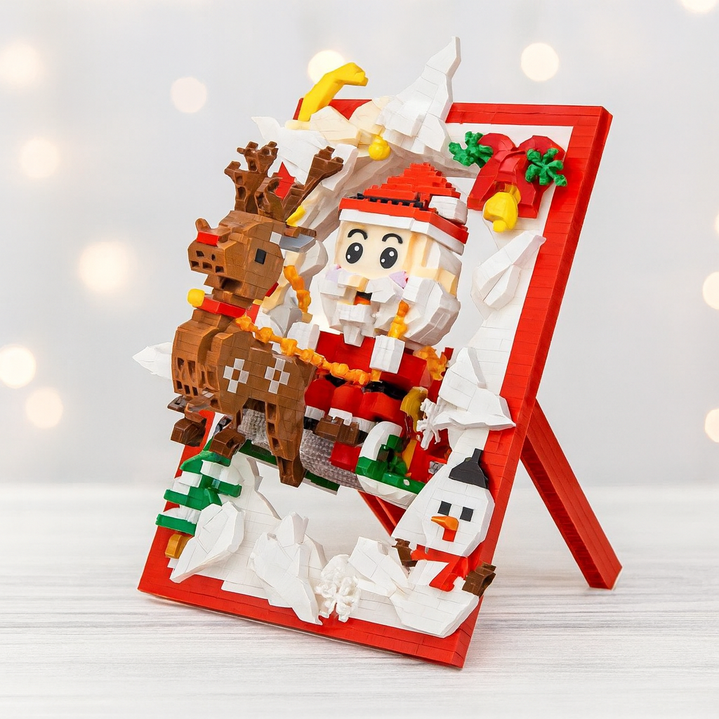 3D Christmas Painting | Building Blocks