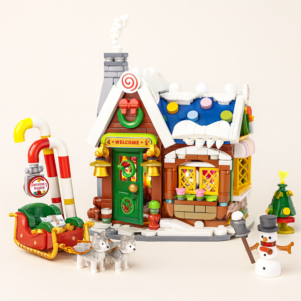 Mini Christmas House | Building Blocks