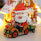Santa Claus on Car | Building Blocks
