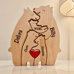 Wooden Bear Family | Personalized, Unique, and Original