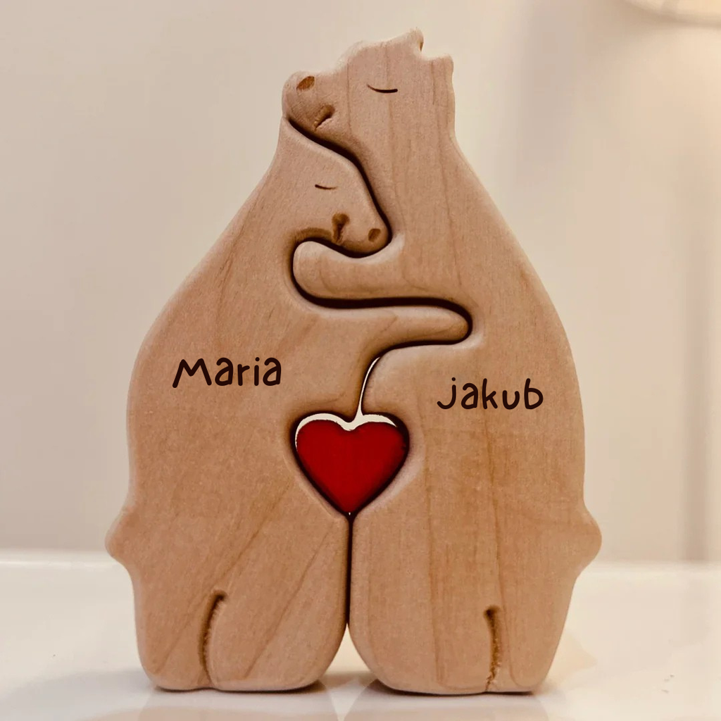 Wooden Bear Family | Personalized, Unique, and Original