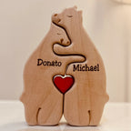 Wood Bear Family | Customizable, Personal, and Original