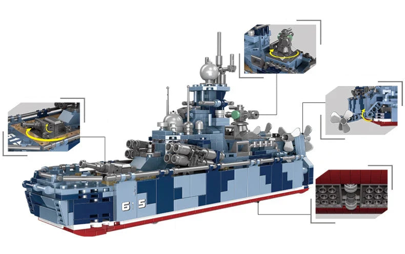 Military Ship | Building Blocks