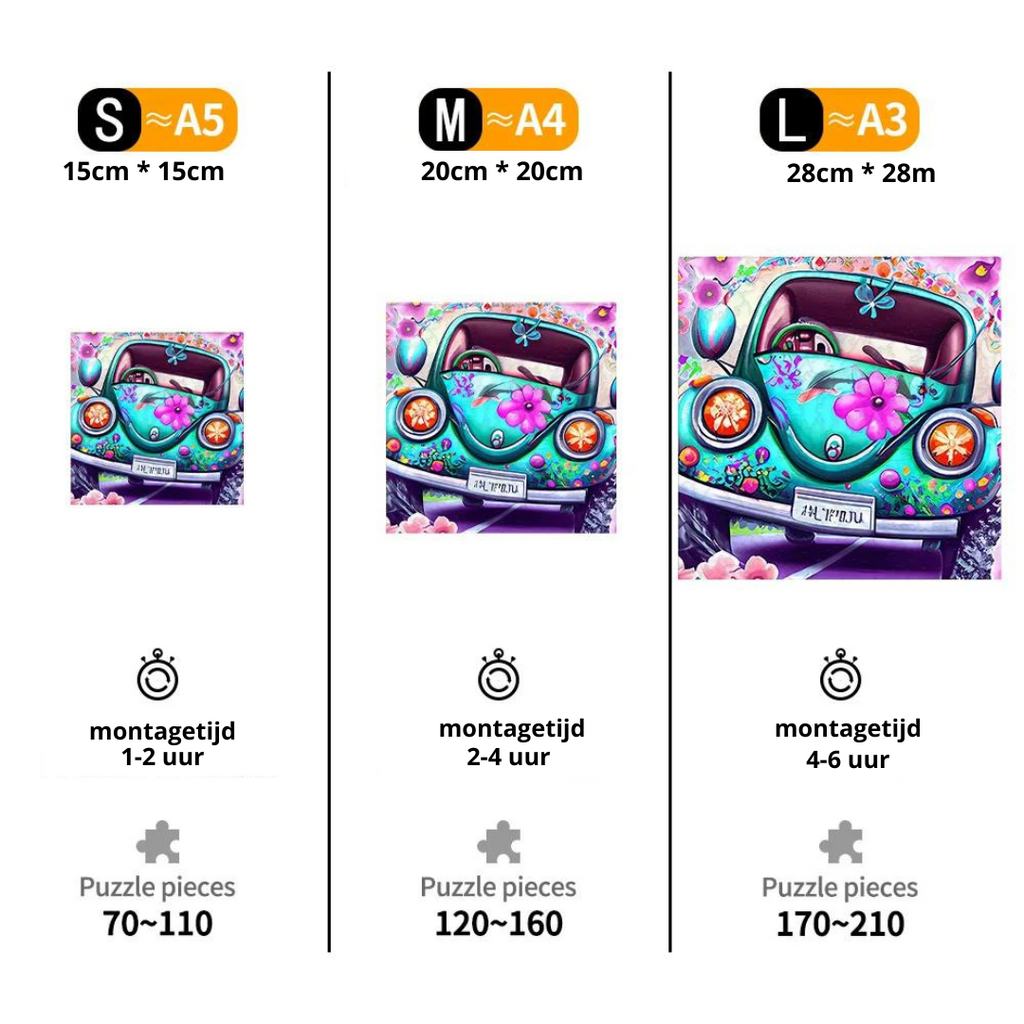 Cute Car | Wooden Puzzle