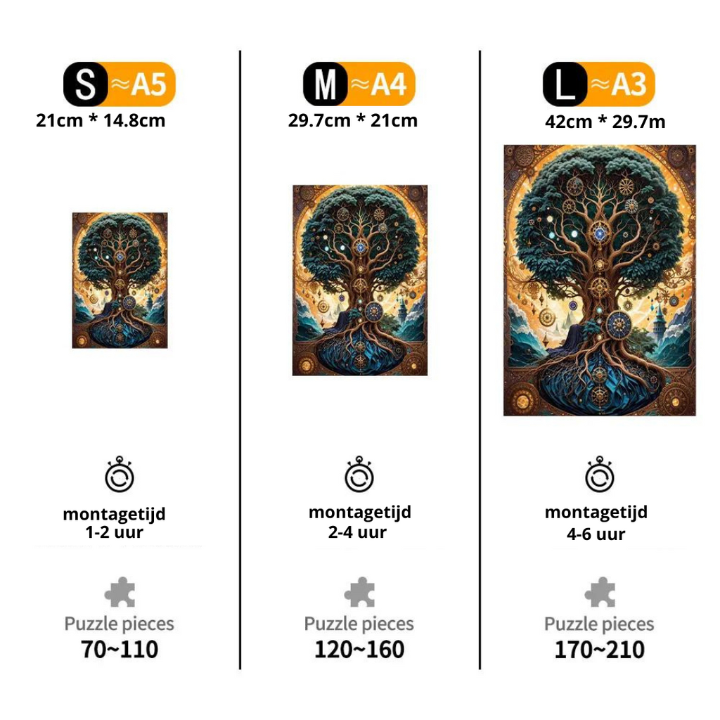 Unique Tree | Wooden Puzzle