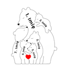 Family Single-Parent Cozy Bear - Symbol of Love
