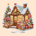 5D Christmas Candy House | Diamond Painting