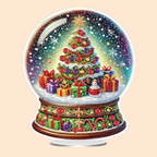 5D Christmas Tree in a Ball | Diamond Painting