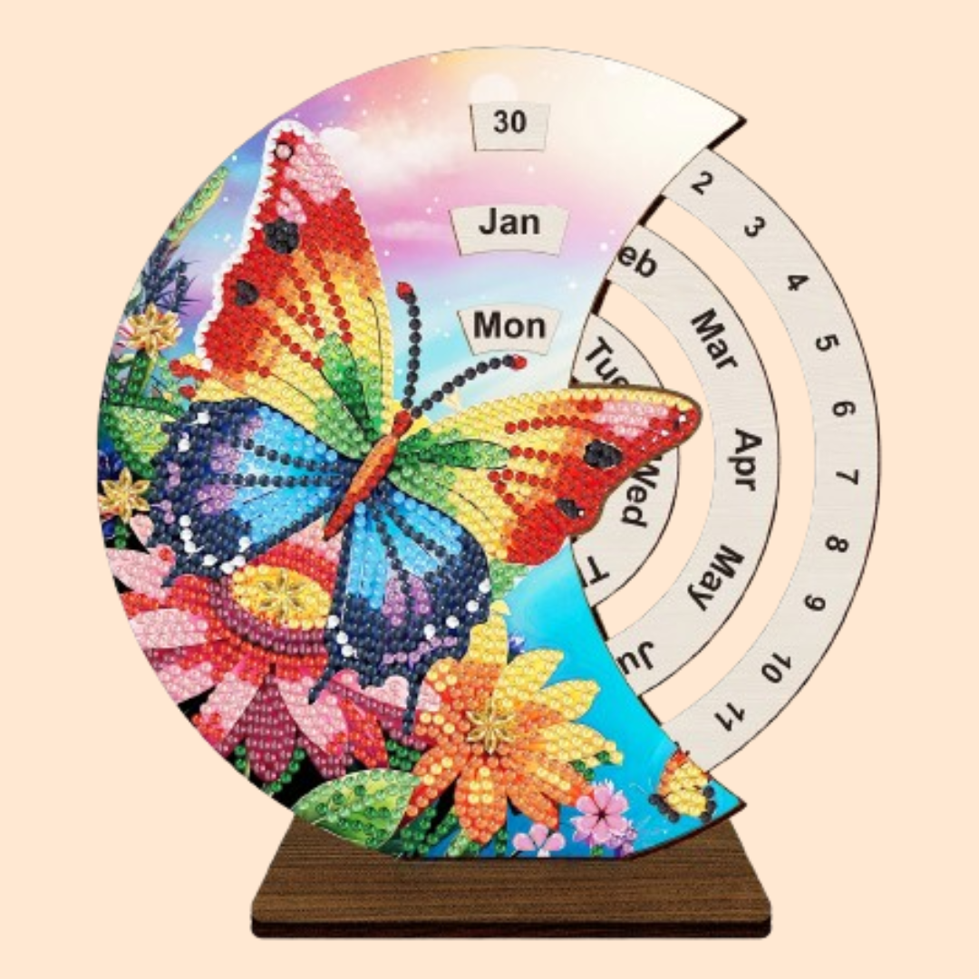 Rainbow Butterfly | Calendar | Diamond Painting