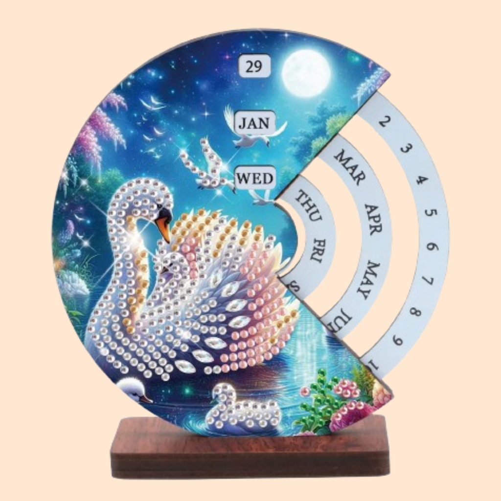 Swan | Calendar | Diamond Painting