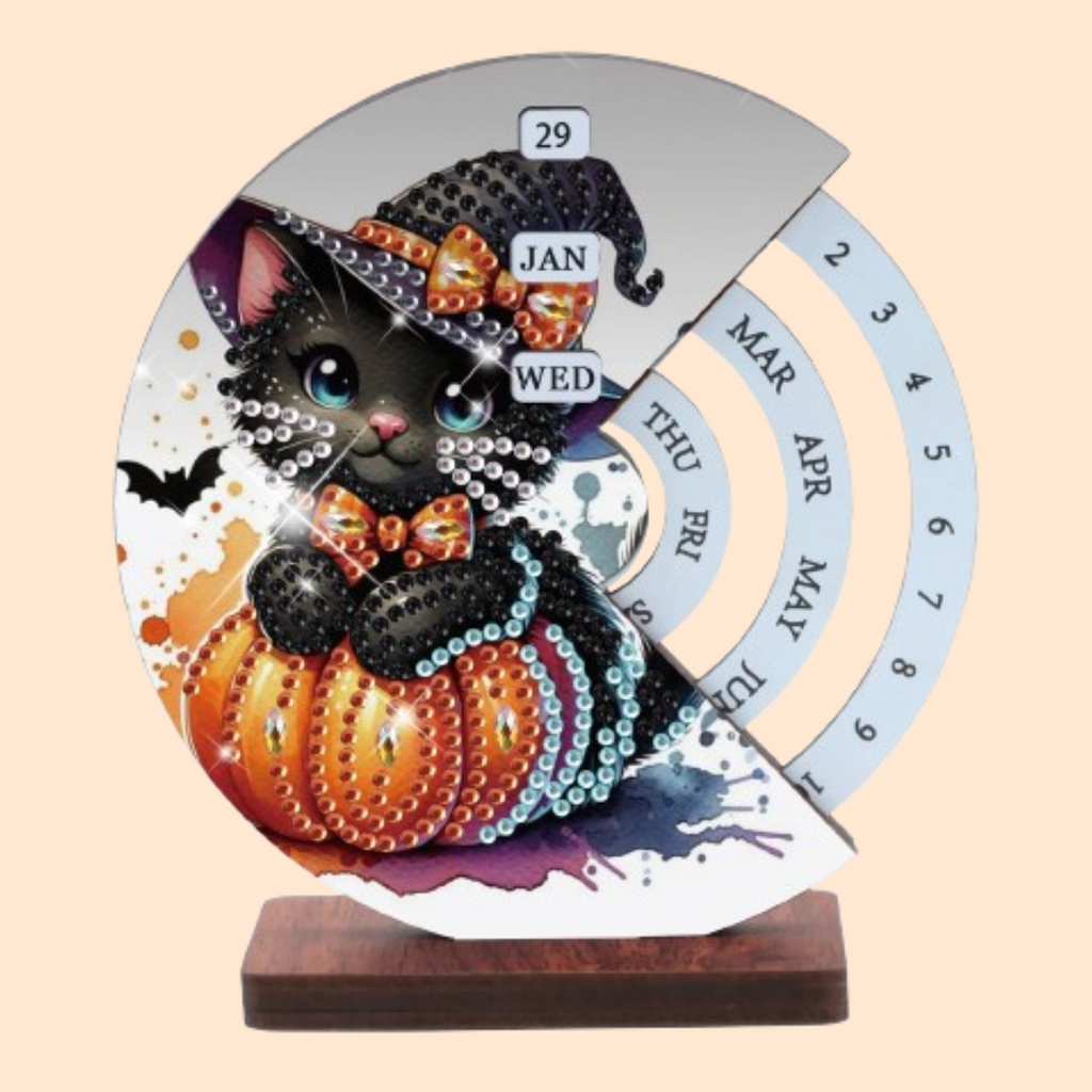 Halloween Cat | Calendar | Diamond Painting
