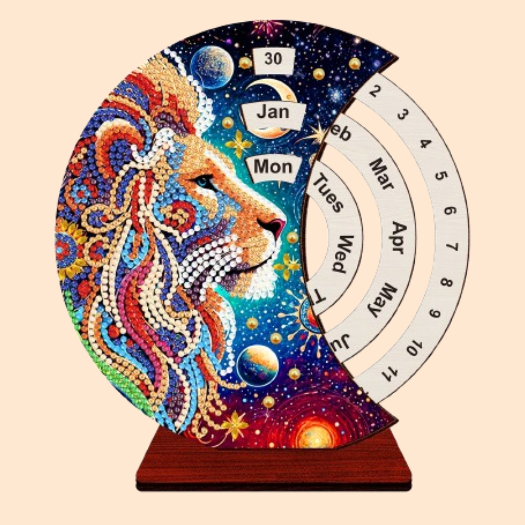 Lion | Calendar | Diamond Painting