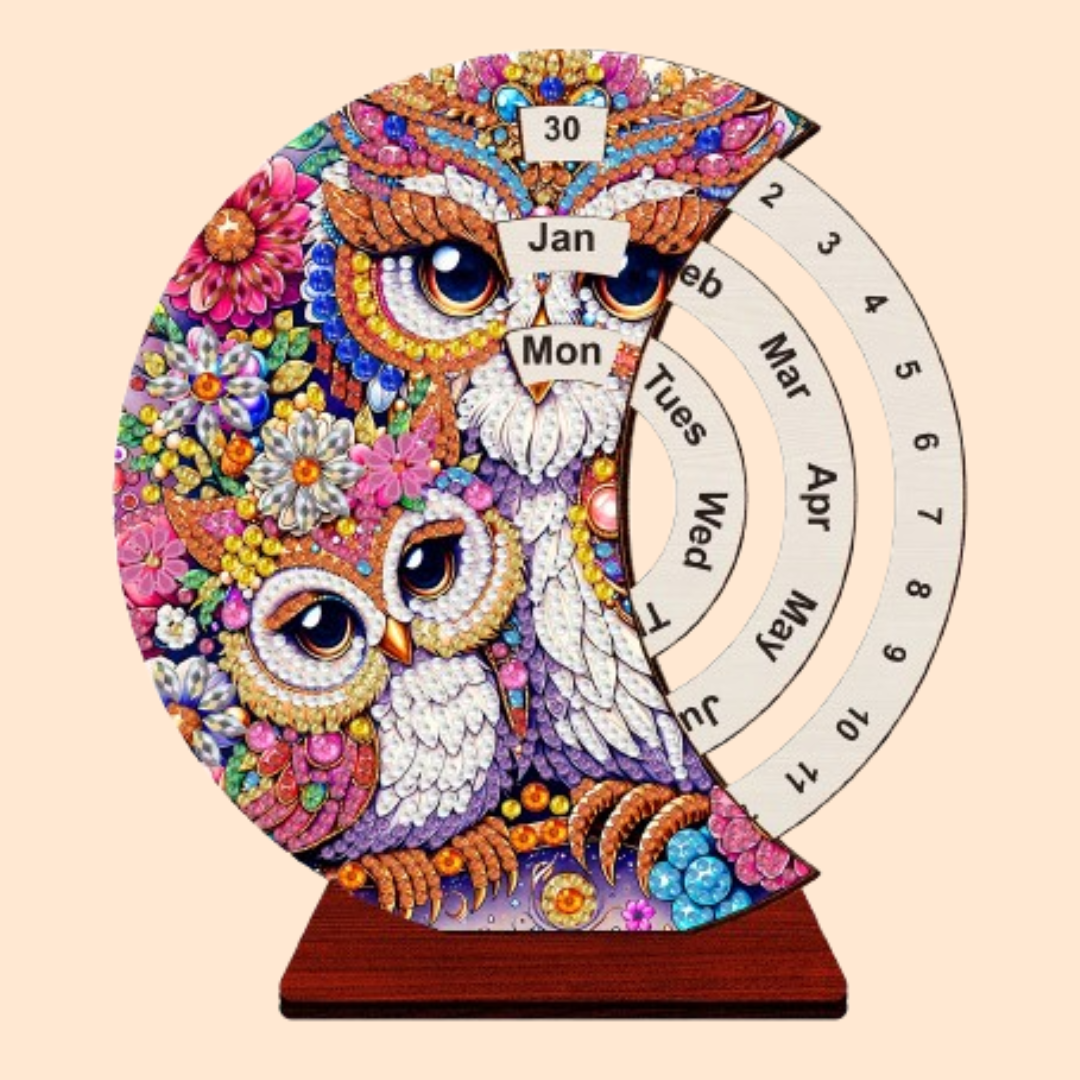 Owls | Calendar | Diamond Painting