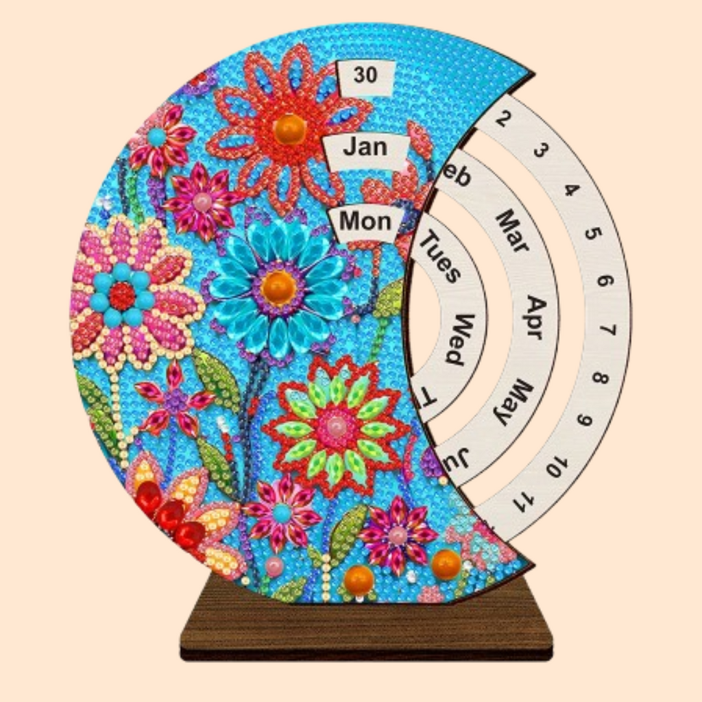 Flowers | Calendar | Diamond Painting