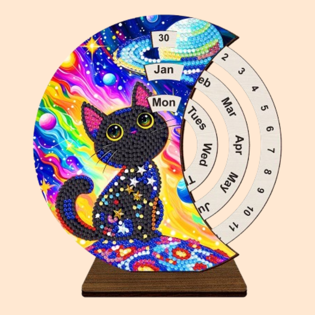 Black Cat | Calendar | Diamond Painting